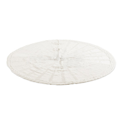 Jingle Jollys Christmas Tree Skirt 90cm Knitted Fabric Xmas Ornament Decor Beige-Occasions > Christmas > Christmas Decorations-PEROZ Accessories