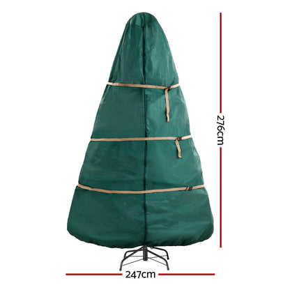 Jingle Jollys Christmas Tree Storage Bag Fits Up to 9ft Tree Xmas Bag Green-Occasions > Christmas > Christmas Decorations-PEROZ Accessories