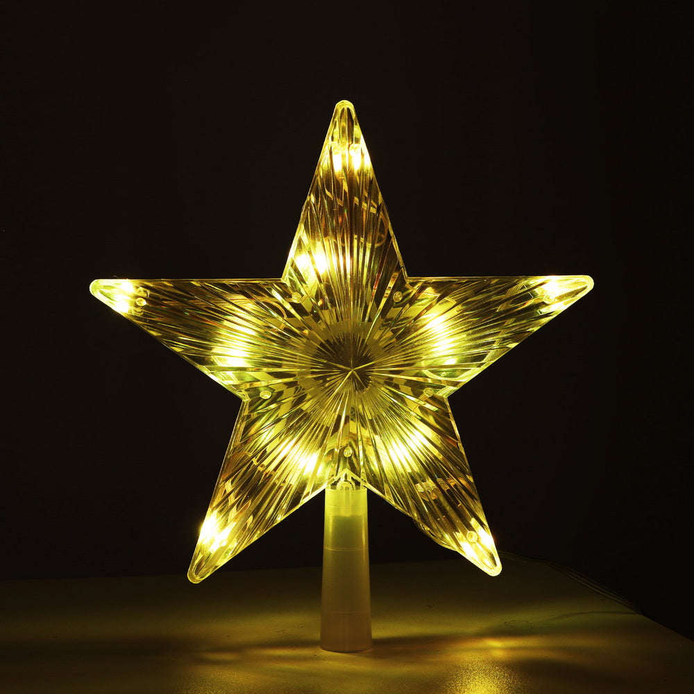 Jingle Jollys Christmas Tree Topper Star RGB LED Xmas Decor 80 Modes APP Control-Occasions > Christmas > Christmas Decorations-PEROZ Accessories