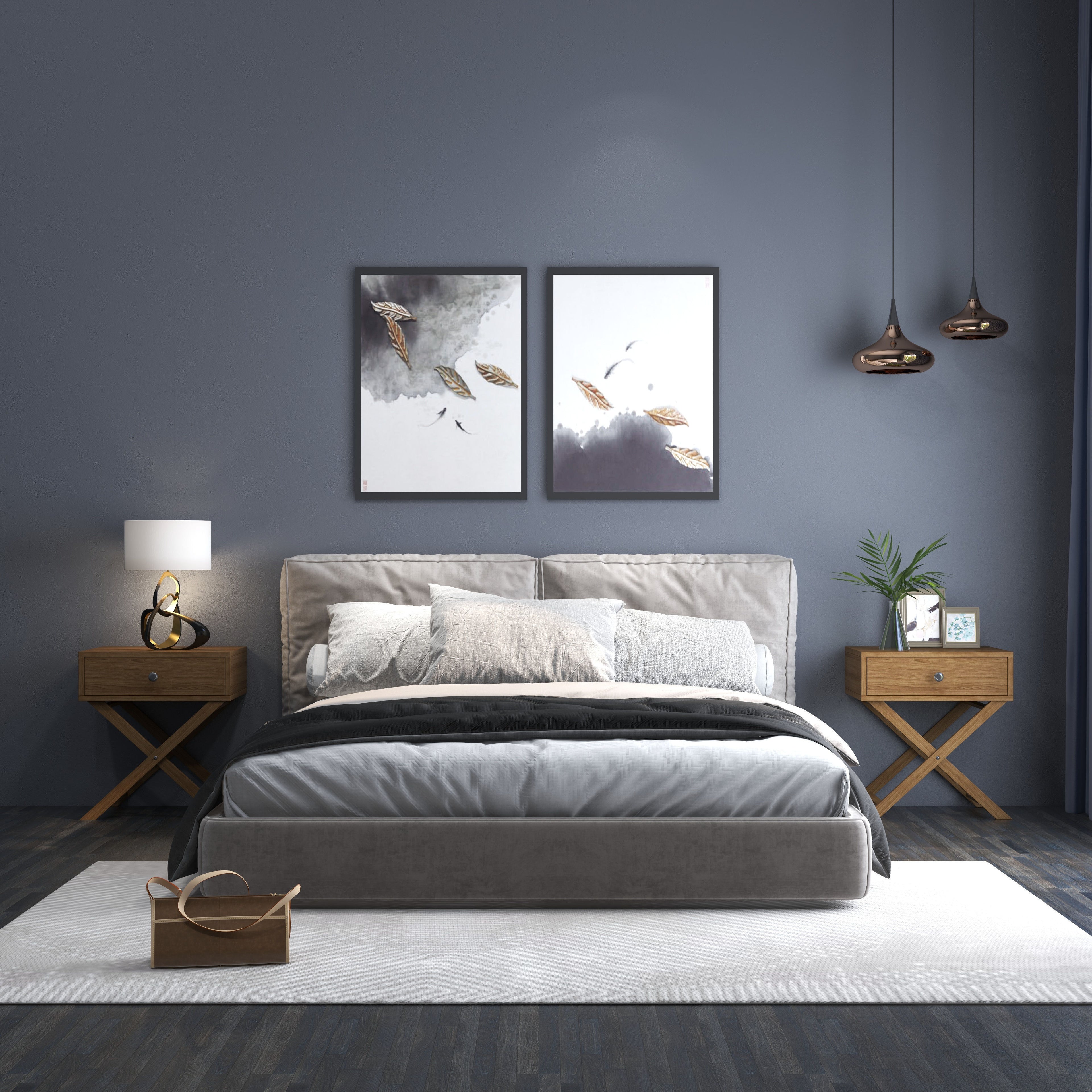 Milano Decor Bedside Table Surry Hills Storage Cabinet Bedroom-Bedside Tables-PEROZ Accessories