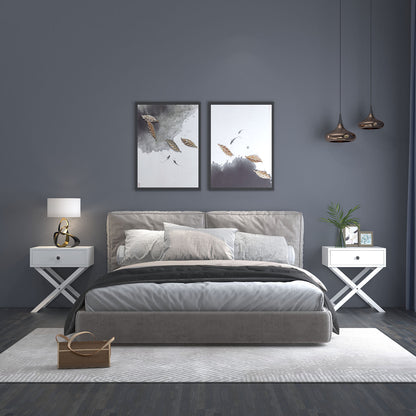 Milano Decor Bedside Table Surry Hills Storage Cabinet Bedroom-Bedside Tables-PEROZ Accessories
