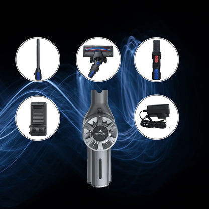 MyGenie X5 Cordless Vacuum Cleaner + Bonus Dark Wood Diffuser Humidifier-Small Home Appliances-PEROZ Accessories