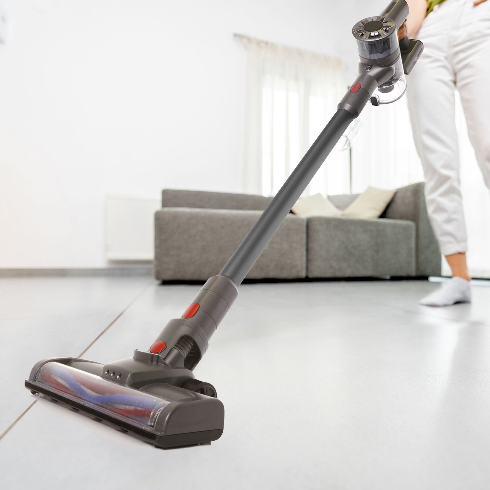 MyGenie X5 Cordless Vacuum Cleaner + Bonus Dark Wood Diffuser Humidifier-Small Home Appliances-PEROZ Accessories