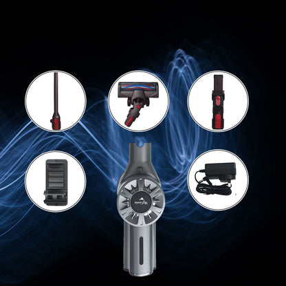 MyGenie X5 Cordless Vacuum Cleaner + Bonus Dark Wood Diffuser Humidifier-Small Home Appliances-PEROZ Accessories