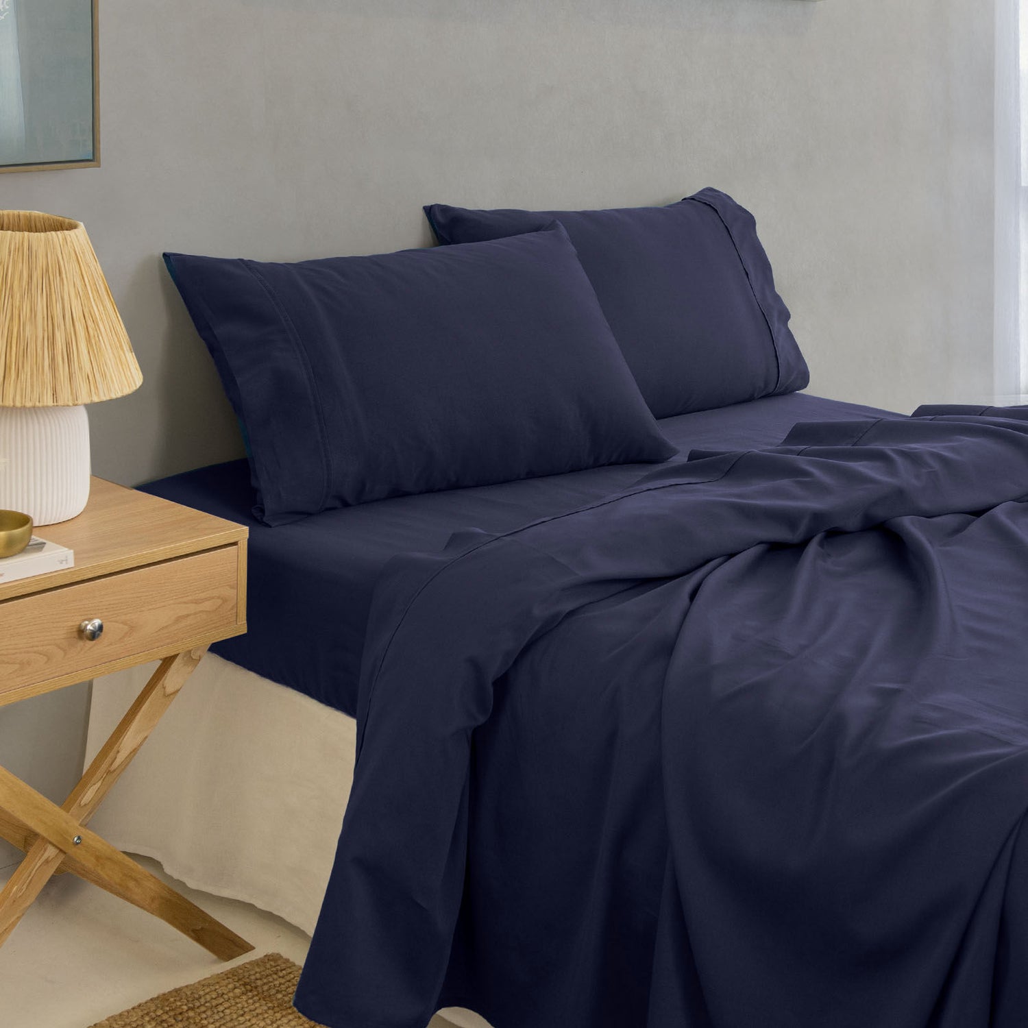 Royal Comfort Bed Set 1 x Bamboo Cotton Balmain Sheet Set And 1 x Bamboo Quilt-Bedding-PEROZ Accessories