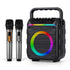 Alpha Portable Karaoke Machine with 2 Wireless Microphones Bluetooth 5.3-Audio & Video > Speakers > Bluetooth Speakers-PEROZ Accessories