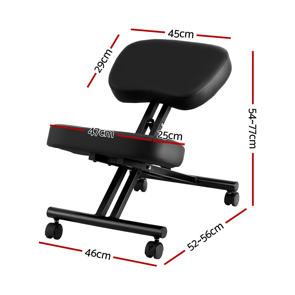 Artiss Kneeling Chair Ergonomic Office Chairs Home Knee Seat Posture Stretch Rest-Furniture &gt; Office &gt; Office &amp; Desk Chairs-PEROZ Accessories