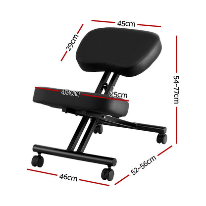 Artiss Kneeling Chair Ergonomic Office Chairs Home Knee Seat Posture Stretch Rest-Furniture &gt; Office &gt; Office &amp; Desk Chairs-PEROZ Accessories