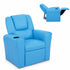 Keezi Kids Recliner Chair Blue PU Leather Sofa Lounge Couch Children Armchair-Recliner Chairs-PEROZ Accessories