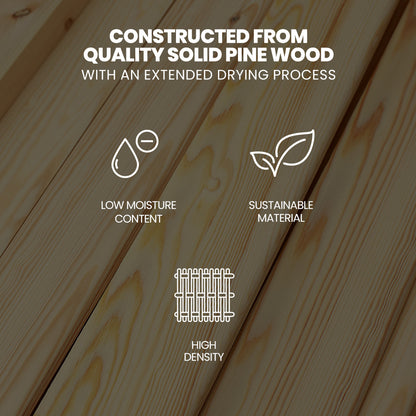 KINGSTON SLUMBER Wooden Kids Single Loft Bed Frame with Pull Out Desk, Storage Drawers - White-Furniture &gt; Bedroom &gt; Beds &amp; Bed Frames-PEROZ Accessories