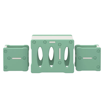 Keezi 3PCS Kids Table and Chairs Set HDPE-Baby &amp; Kids &gt; Kid&