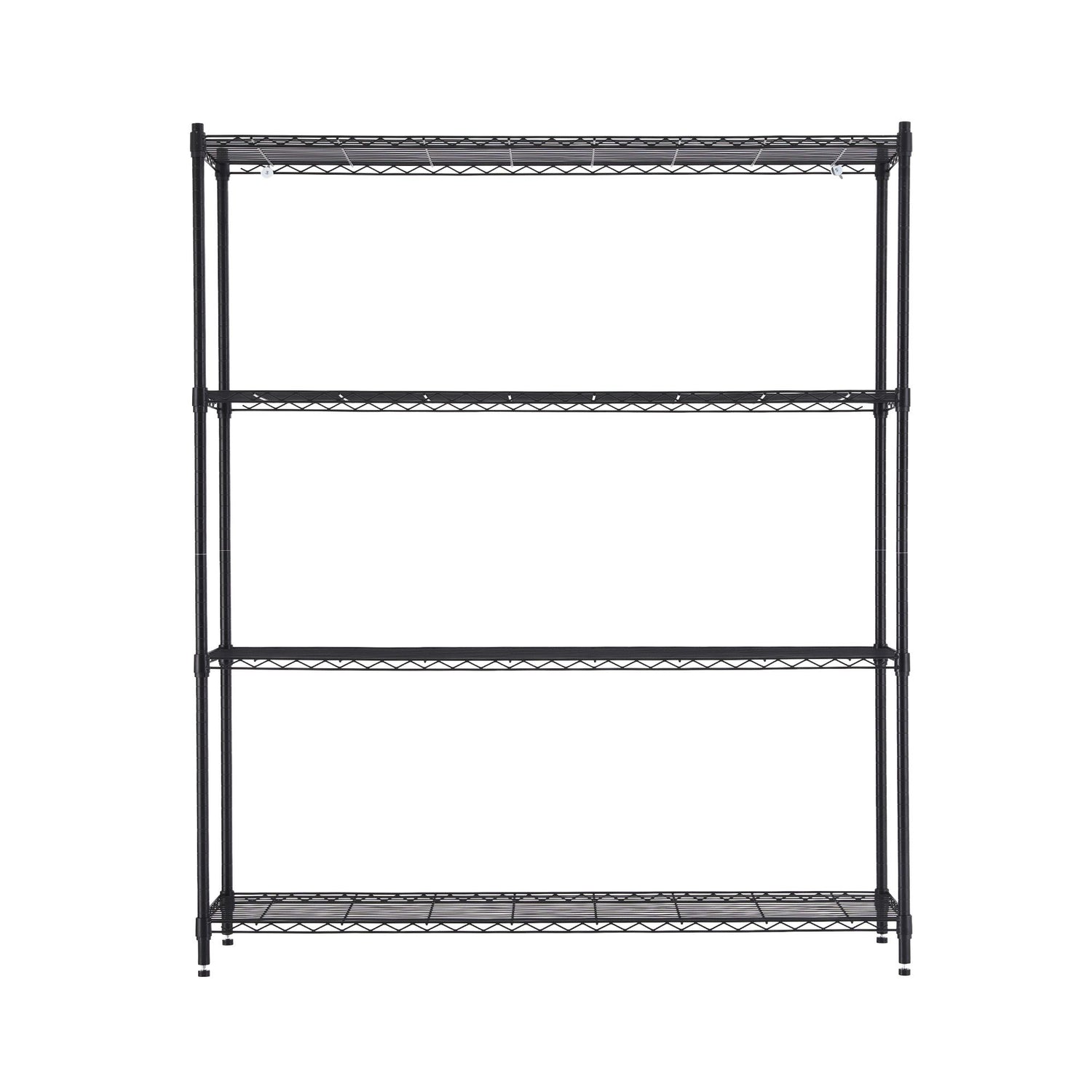 Artiss 4-Tier Kitchen Rack Shelf with Wheels Shelving 152x45x187CM Adjustable Metal Storage Shelves