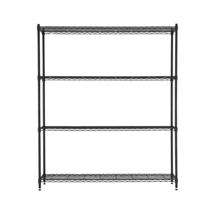 Artiss 4-Tier Kitchen Rack Shelf with Wheels Shelving 152x45x187CM Adjustable Metal Storage Shelves