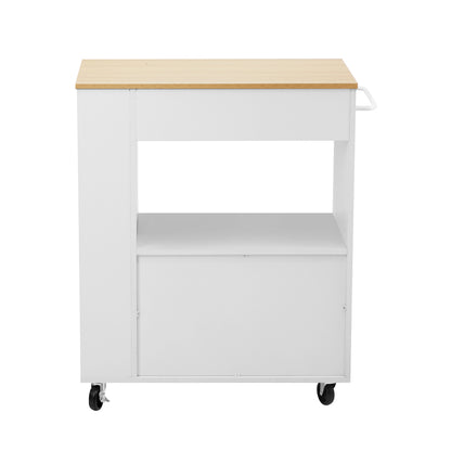 Oikiture Kitchen Island Trolley Rolling Serving Cart-Kitchen Trolley-PEROZ Accessories