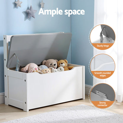 Keezi 2 in 1 Kids Table and Chair Set, Activity Table with Storage Bench and 2 Chairs for Reading, Drawing, Writing, Snack Time &amp; Arts Crafts, 4 PCS Toddler Table and Chair Set, Grey-Baby &amp; Kids > Kid&