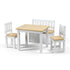 Keezi 2 in 1 Kids Table and Chair Set, Activity Table with Storage Bench and 2 Chairs for Reading, Drawing, Writing, Snack Time & Arts Crafts, 4 PCS Toddler Table and Chair Set, Natural-Baby & Kids > Kid&