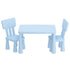 1 Keezi Kids Table and 2 Chairs Set Blue-Baby & Kids > Kid&
