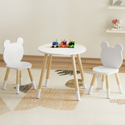 Keezi 3 Piece Kids Table and Chairs Set Activity Playing Study Children Desk-Baby &amp; Kids > Kid&