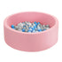 Keezi Kids Ball Pit 90x30cm Ocean Foam Play Pool Barrier Toys Children Pink-Baby & Kids > Gates & Playpens > Ball Pits & Play Pens-PEROZ Accessories