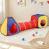 Keezi Kids Playhouse Play Tent Pop Up Teepee Castle Crawl Tunnel Outdoor Indoor Toys Children Gift-Baby & Kids > Baby & Kid&