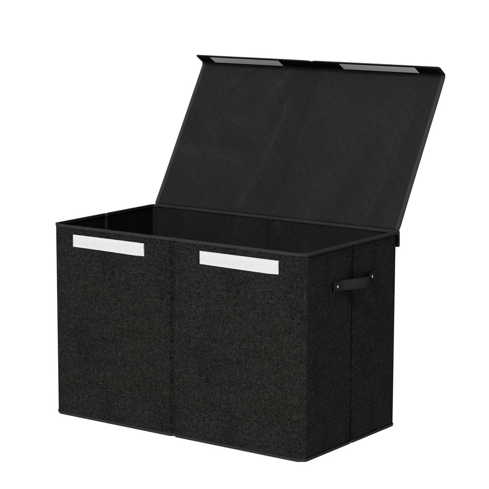 Keezi Large Toy Box Chest Storage with Flip-Top Lid Foldable Organizer Bins-Baby &amp; Kids > Kid&