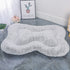 L Coffee Rose Velvet Fish Scale Pet Bed - Creative Bone-Shaped Soft and Cozy Dog & Cat Nest-Pet Care > Dog Supplies > Dog Beds-PEROZ Accessories