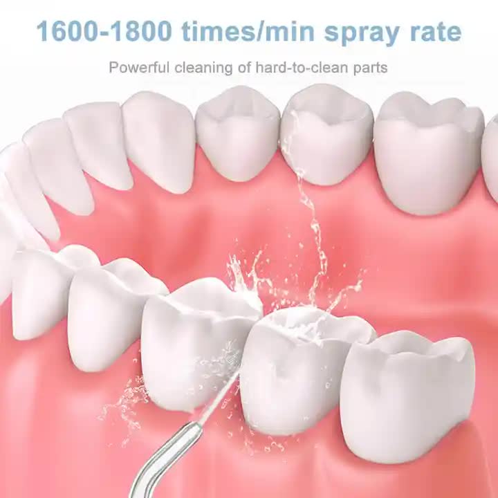 L10 Pink Portable Handheld Electric Water Flosser - Rechargeable Teeth Cleaner for Home Use-Oral Care-PEROZ Accessories