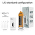 L13 Orange Portable Electric Water Flosser - Handheld Teeth Cleaner, USB Rechargeable, Deep Oral Irrigator-Oral Care-PEROZ Accessories
