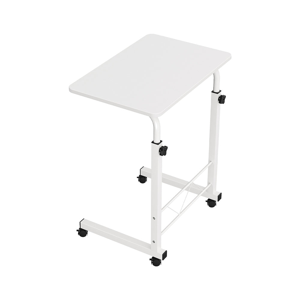 Artiss Laptop Desk Table Adjustable 60CM White-Furniture &gt; Office-PEROZ Accessories
