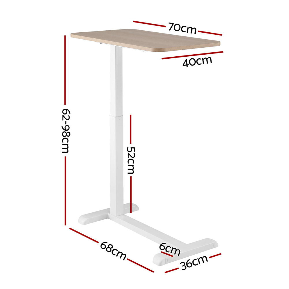 Artiss Laptop Desk Height Adjustable Mobile Workstation Computer Desks 70CM-Electronics &gt; Computer Accessories &gt; Laptop Stands-PEROZ Accessories