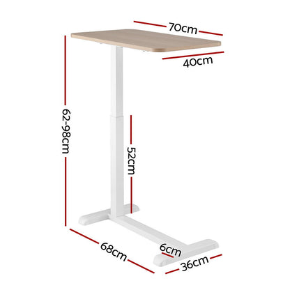 Artiss Laptop Desk Height Adjustable Mobile Workstation Computer Desks 70CM-Electronics &gt; Computer Accessories &gt; Laptop Stands-PEROZ Accessories