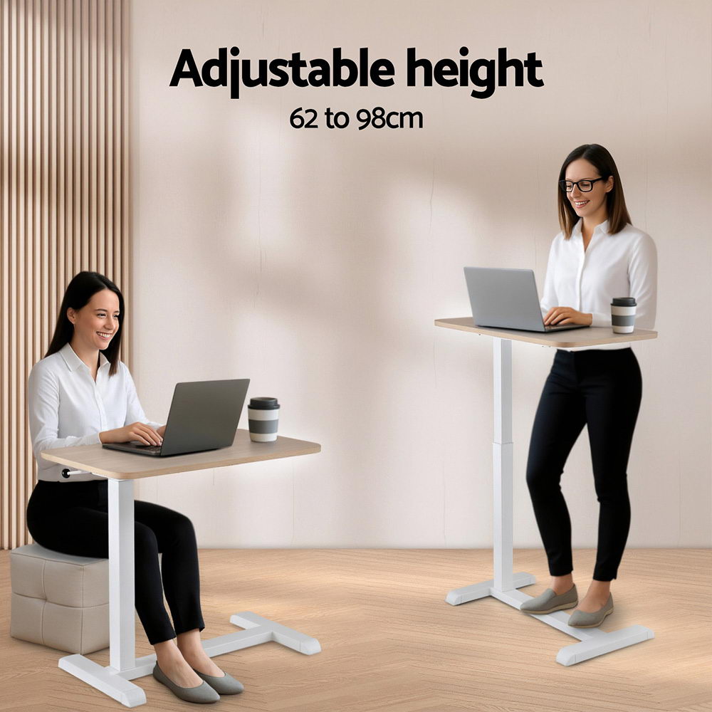 Artiss Laptop Desk Height Adjustable Mobile Workstation Computer Desks 70CM-Electronics &gt; Computer Accessories &gt; Laptop Stands-PEROZ Accessories