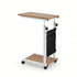 Artiss Laptop Desk Height Adjustable Mobile Workstation Computer Desks 48CM Oak-Furniture > Living Room > Side Tables-PEROZ Accessories
