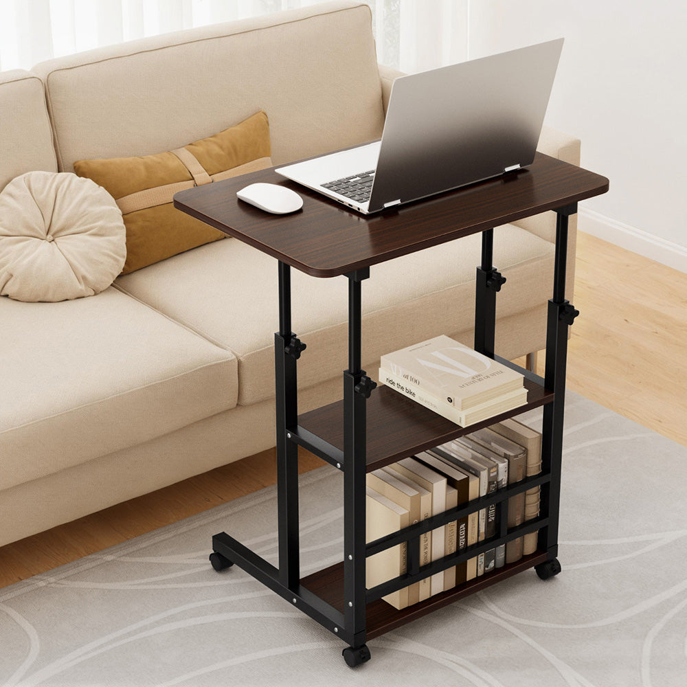 Artiss Laptop Desk Height Adjustable Mobile Workstation Computer Desks 60CM-Electronics &gt; Computer Accessories &gt; Laptop Stands-PEROZ Accessories