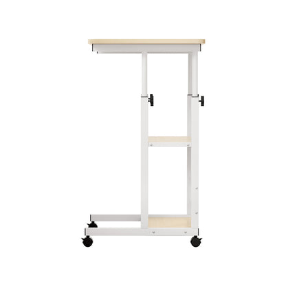 Artiss Laptop Desk Height Adjustable Mobile Workstation Computer Desks 60CM-Electronics &gt; Computer Accessories &gt; Laptop Stands-PEROZ Accessories