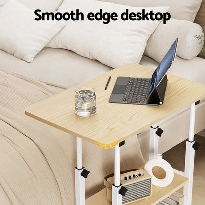 Artiss Laptop Desk Height Adjustable Mobile Workstation Computer Desks 60CM-Electronics &gt; Computer Accessories &gt; Laptop Stands-PEROZ Accessories