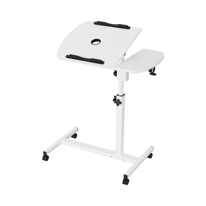 Artiss Laptop Desk Table Fan Cooling White 60CM-Furniture &gt; Office-PEROZ Accessories