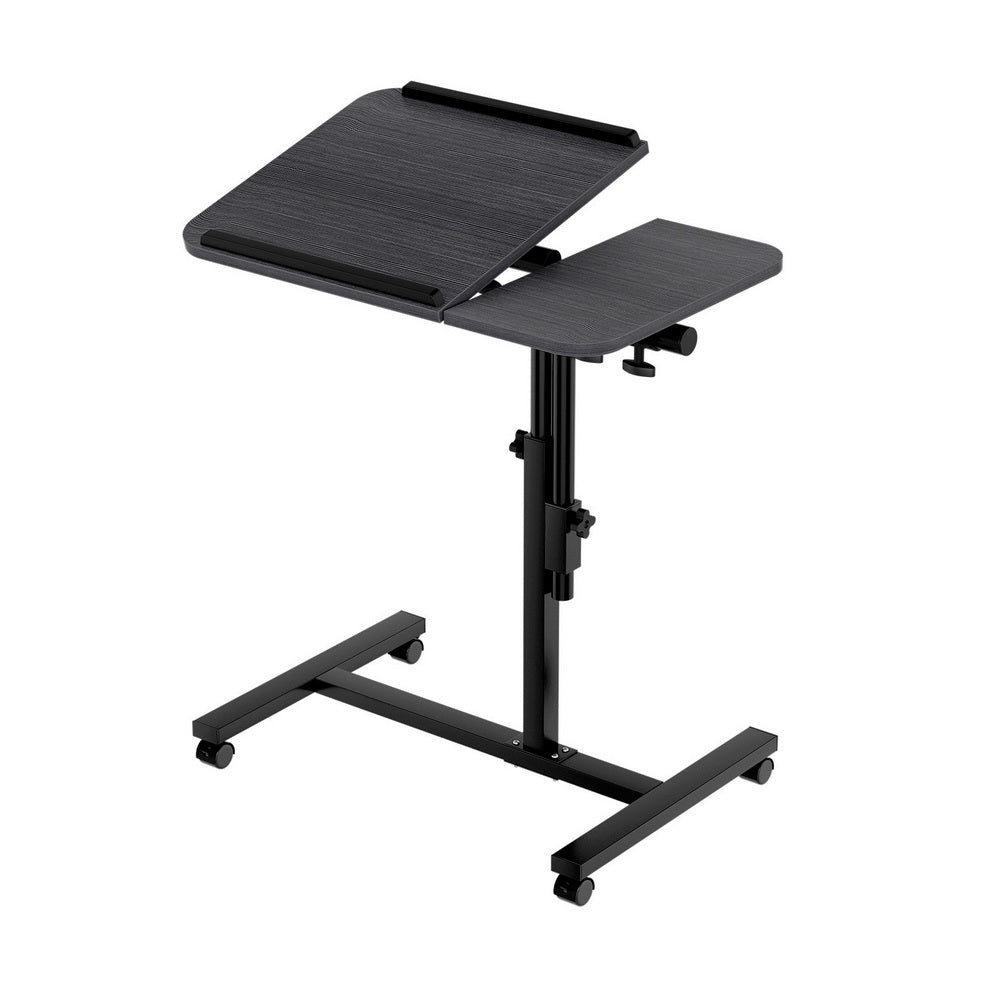 Artiss Laptop Desk Table Fan Cooling Black 60CM-Furniture > Office-PEROZ Accessories
