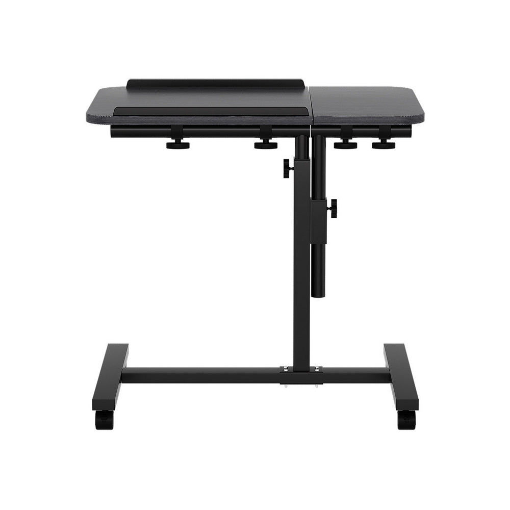 Artiss Laptop Desk Table Fan Cooling Black 60CM-Furniture > Office-PEROZ Accessories