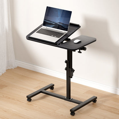 Artiss Laptop Desk Table Fan Cooling Black 60CM-Furniture > Office-PEROZ Accessories