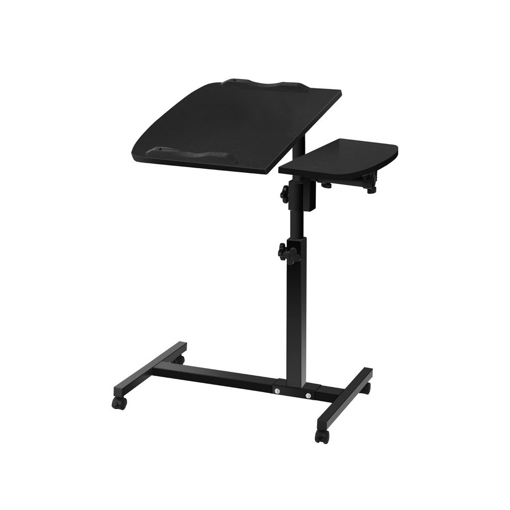 Artiss Laptop Desk Table Fan Cooling Black 60CM-Furniture &gt; Office-PEROZ Accessories