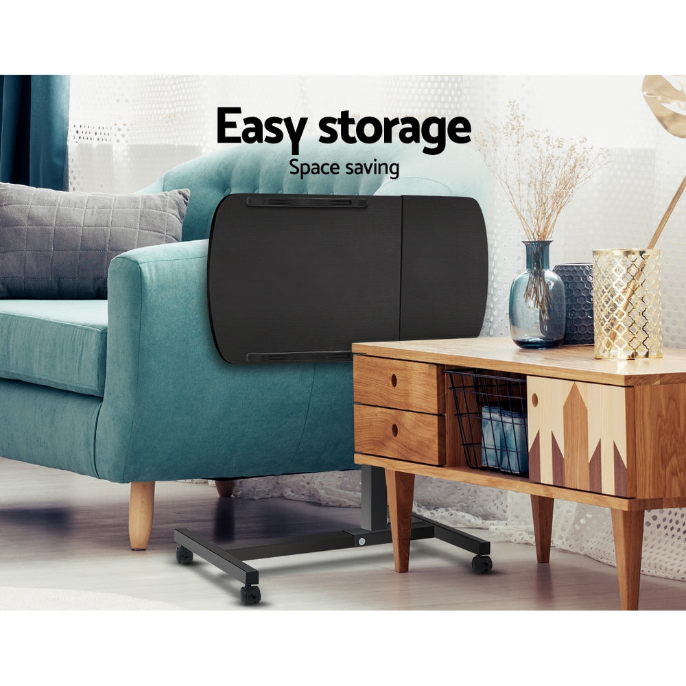 Artiss Laptop Desk Table Fan Cooling Black 60CM-Furniture > Office-PEROZ Accessories