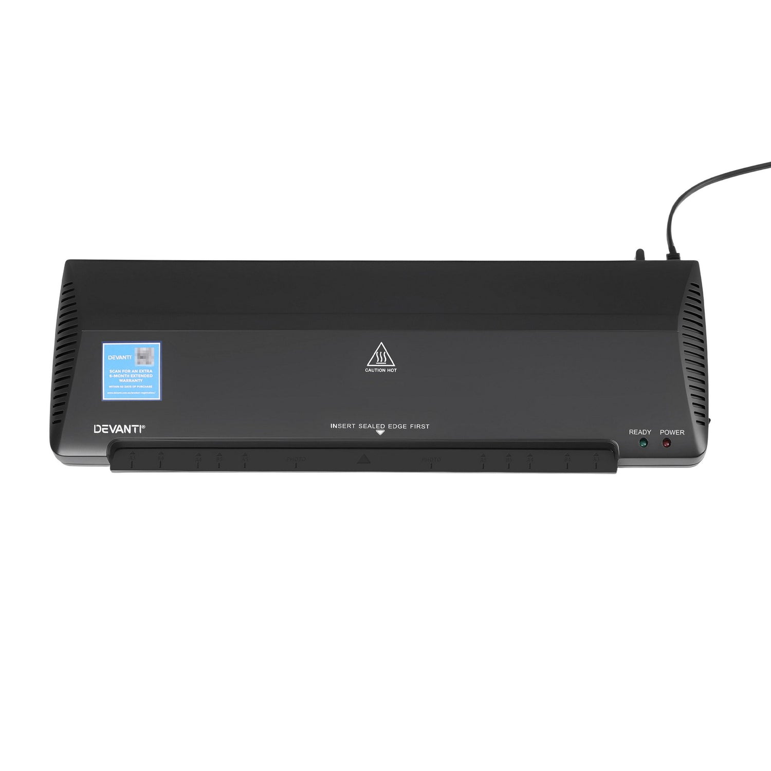 Devanti A3 Laminator Machine, Hot &amp; Cold Thermal Fast Lamination Anti-Jam Laminator for Office School Home Document Photo Card Handmade A3 A4 A5 A6, Black-Home &amp; Garden > Home Office Accessories > Laminators-PEROZ Accessories