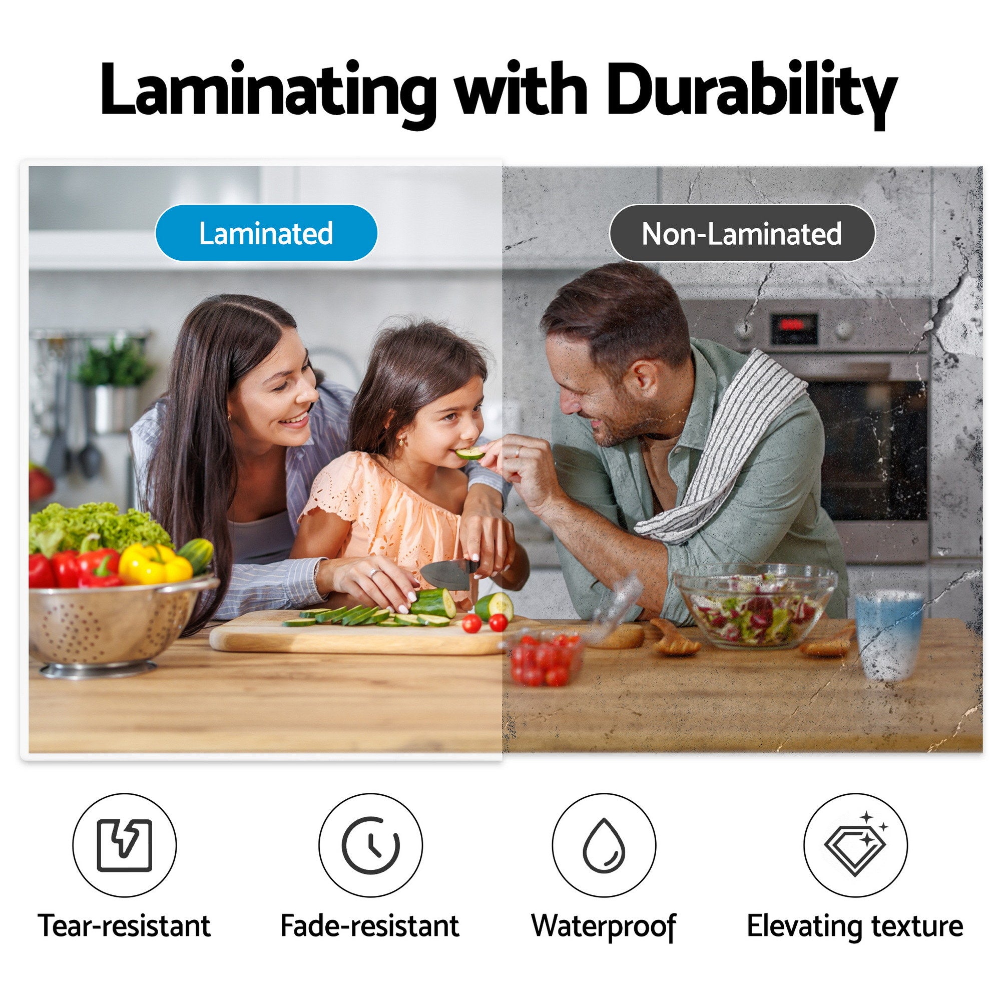 Devanti A3 Laminator Machine, Hot &amp; Cold Thermal Fast Lamination Anti-Jam Laminator for Office School Home Document Photo Card Handmade A3 A4 A5 A6, Black-Home &amp; Garden > Home Office Accessories > Laminators-PEROZ Accessories