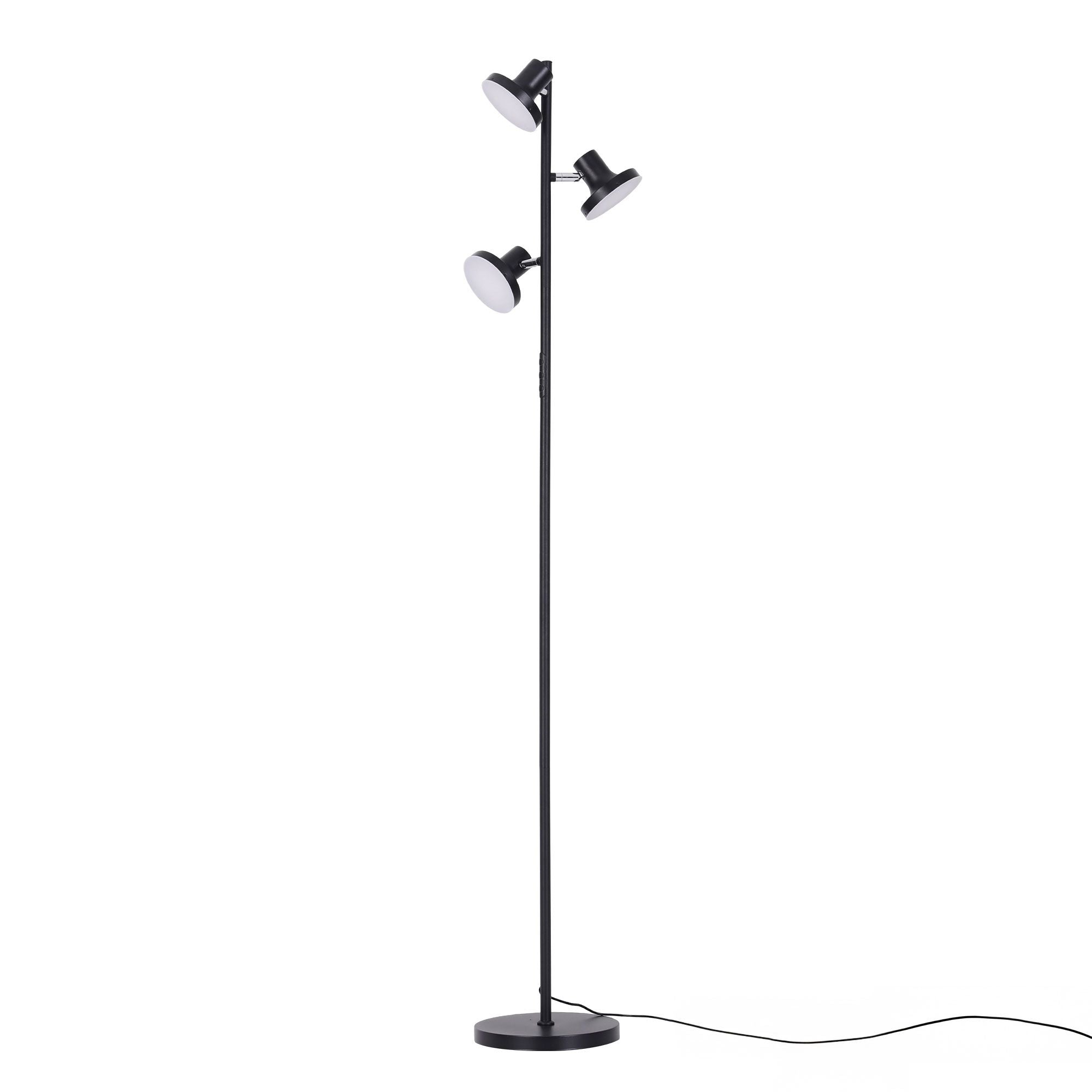 Artiss LED Tree Floor Lamp, 36W Modern Dimmable Standing Lamp with Remote &amp; Touch Control, 4 Color Temperatures, 3 Rotatable LED Light Floor Lamps for Living Room, Bedroom, Office