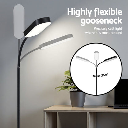Artiss LED Floor Lamp with Remote Control &amp; 4 Color Temperature Reading Living Room Bedroom Office-Home &amp; Garden &gt; Lighting &gt; Floor Lamps-PEROZ Accessories