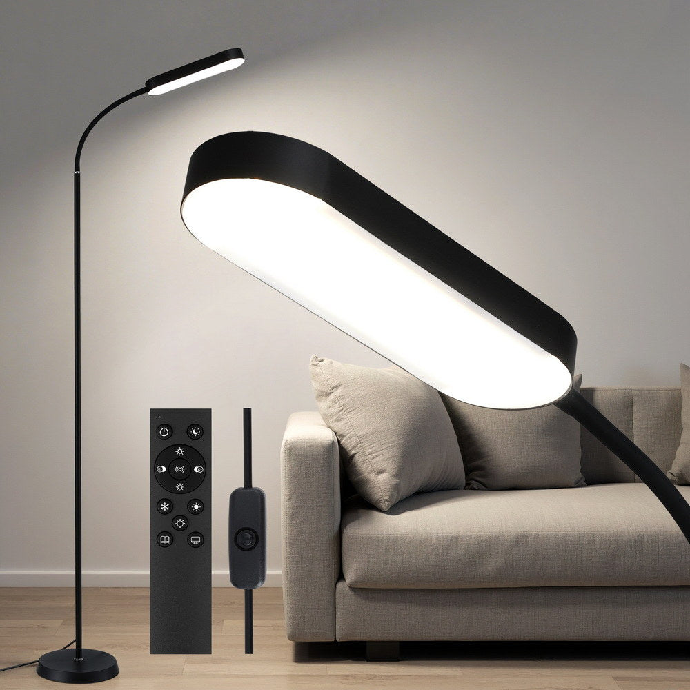 Artiss LED Floor Lamp with Remote Control &amp; 4 Color Temperature Reading Living Room Bedroom Office-Home &amp; Garden &gt; Lighting &gt; Floor Lamps-PEROZ Accessories