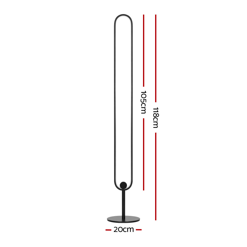 Artiss RGB LED Floor Lamp Remote Control Corner Light Stand Gaming Room 118CM-Furniture &gt; Bedroom-PEROZ Accessories