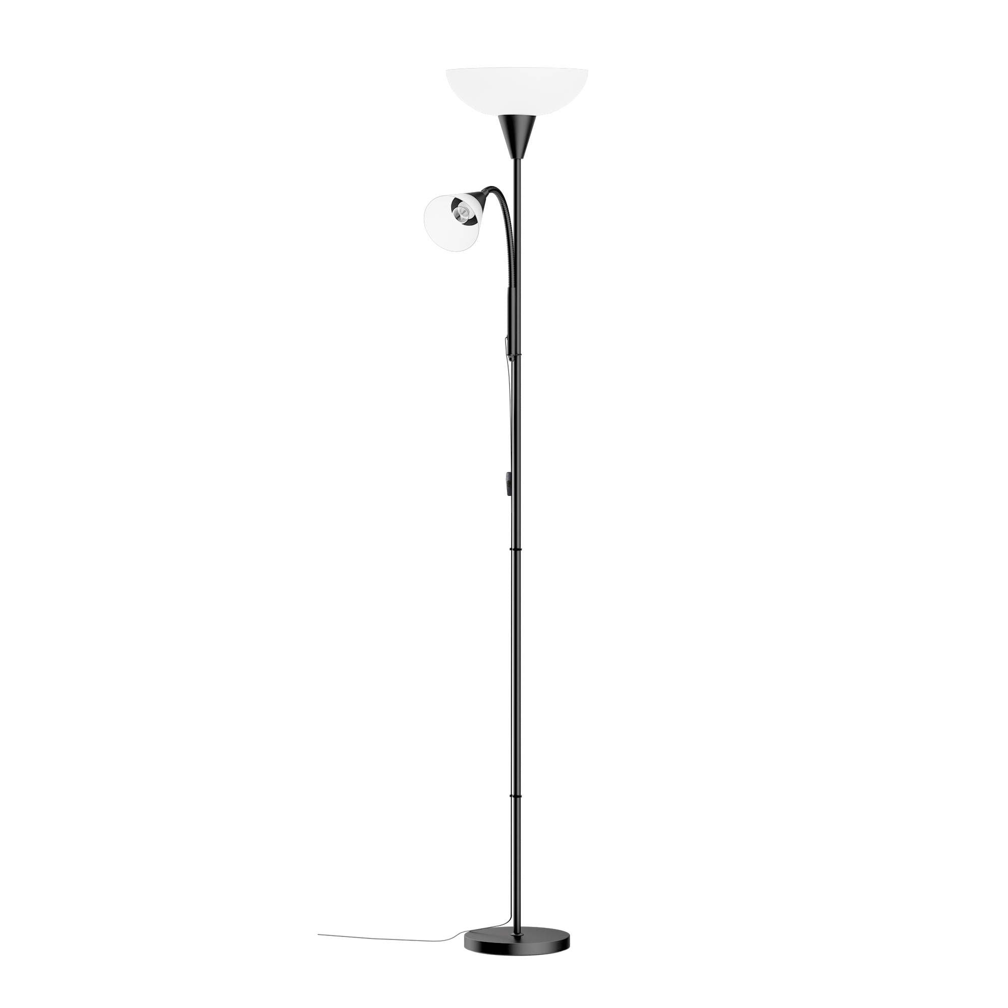 Artiss Floor Lamp Mother and Child Modern Home Living Room Office Reading Black-Home &amp; Garden > Lighting > Floor Lamps-PEROZ Accessories