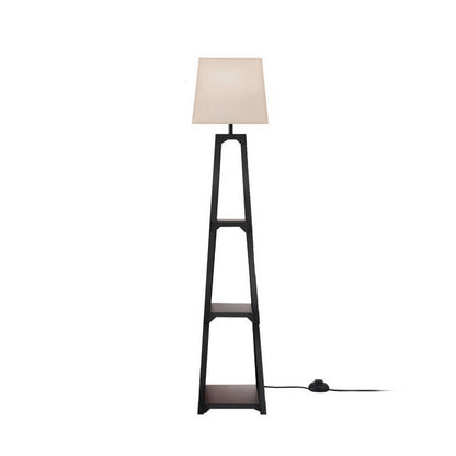 Artiss Floor Lamp 3 Tier Shelf Storage LED Light Stand Home Room Vintage White-Home &amp; Garden &gt; Lighting &gt; Floor Lamps-PEROZ Accessories